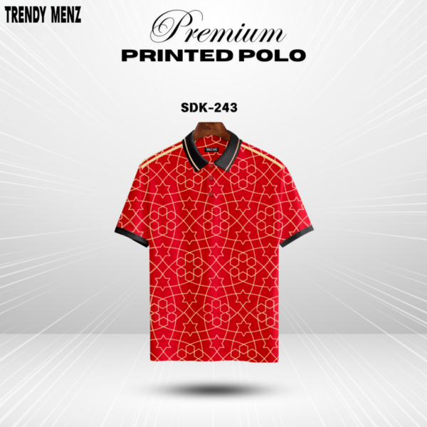 Premium Printed Summer Collcetion Polo- SDK-243